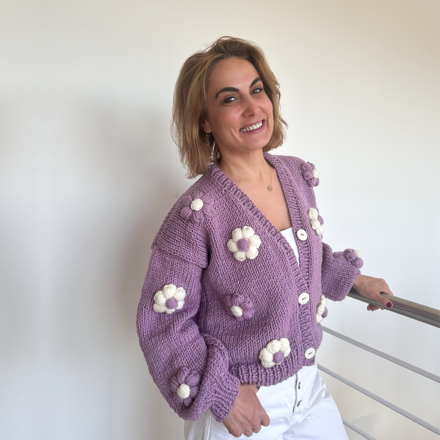 LEI Cardigan - Violet