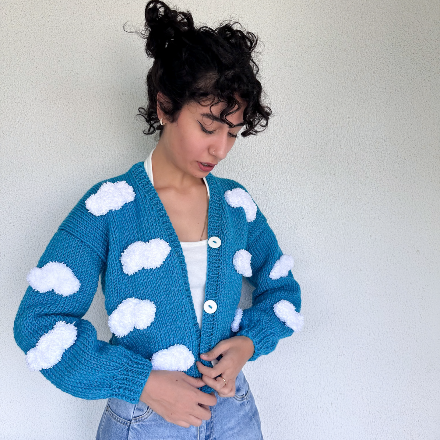 LEI Cardigan - Cloud