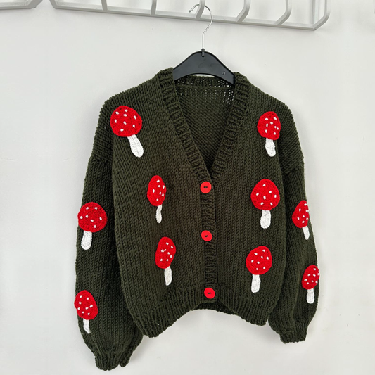 LEI Cardigan - Mushroom